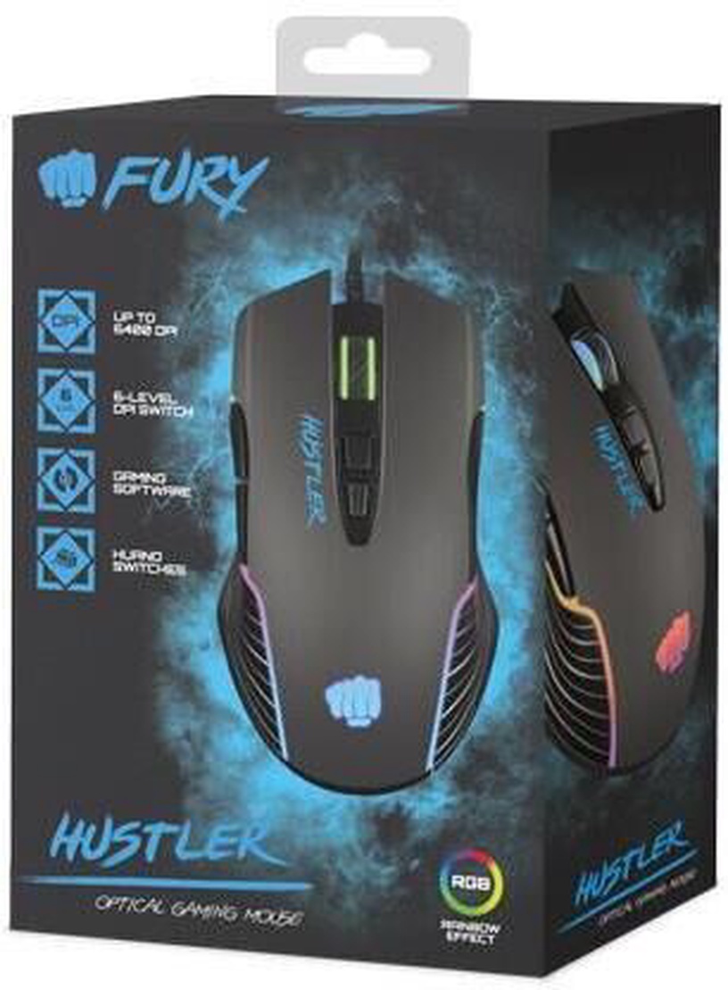 Игровая мышь Fury Hustler, черный
