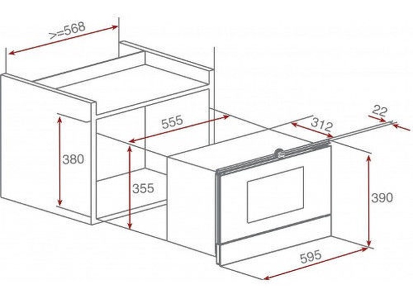 Встроенная микроволновая печь Teka MWR 22 BI