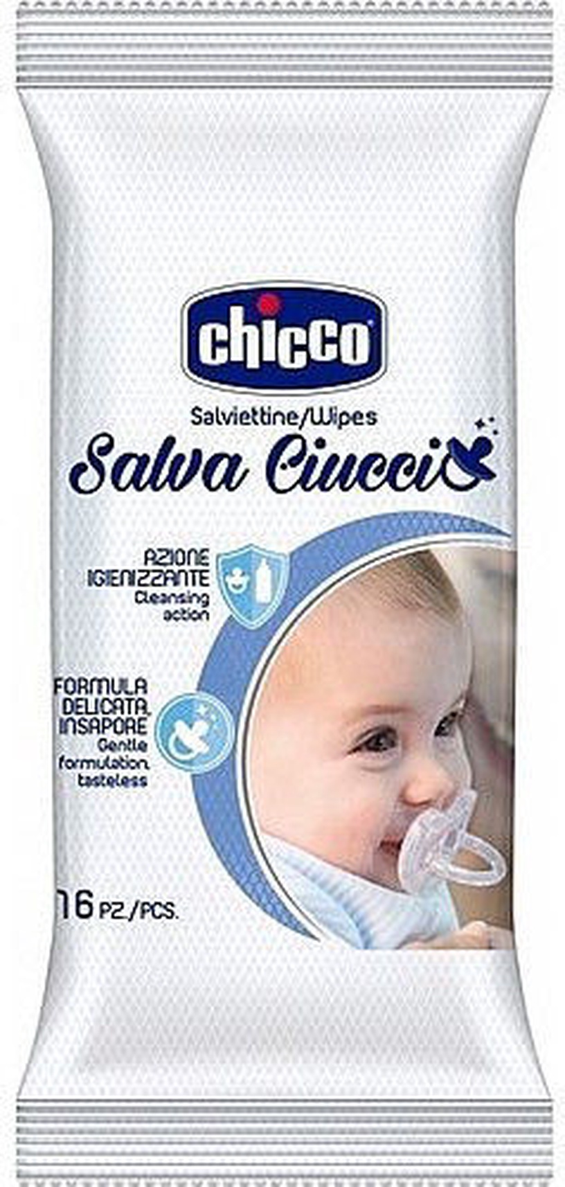Bērnu salvetes Chicco, 16 gab.