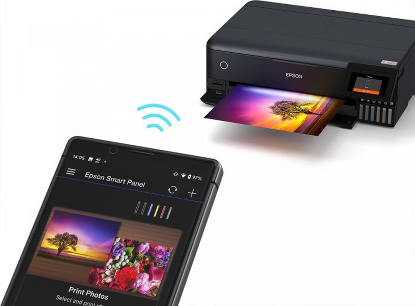 Многофункциональный принтер Epson EcoTank ET-8550, струйный, цветной