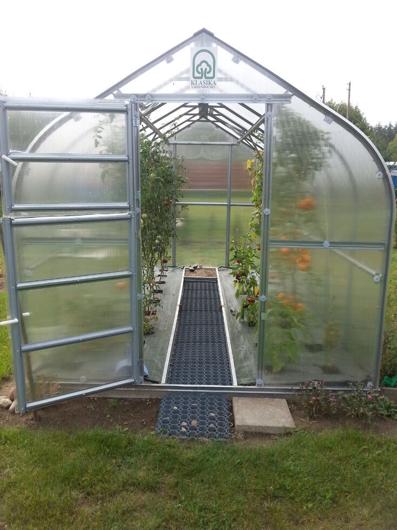 Kasvuhoone Klasika Standart, polükarbonaat, 4 x 2.5 m, 4 mm