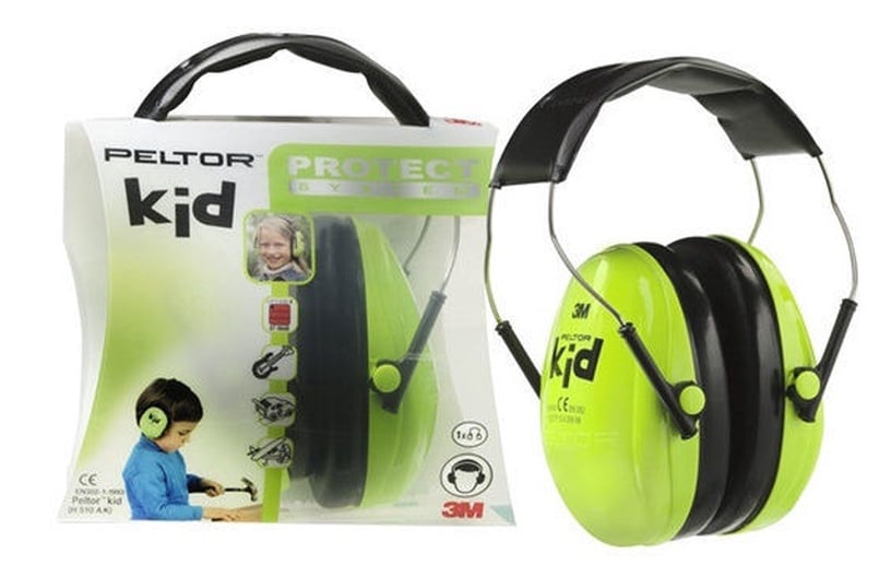 Drošības austiņas 3M Peltor Kid, zaļa