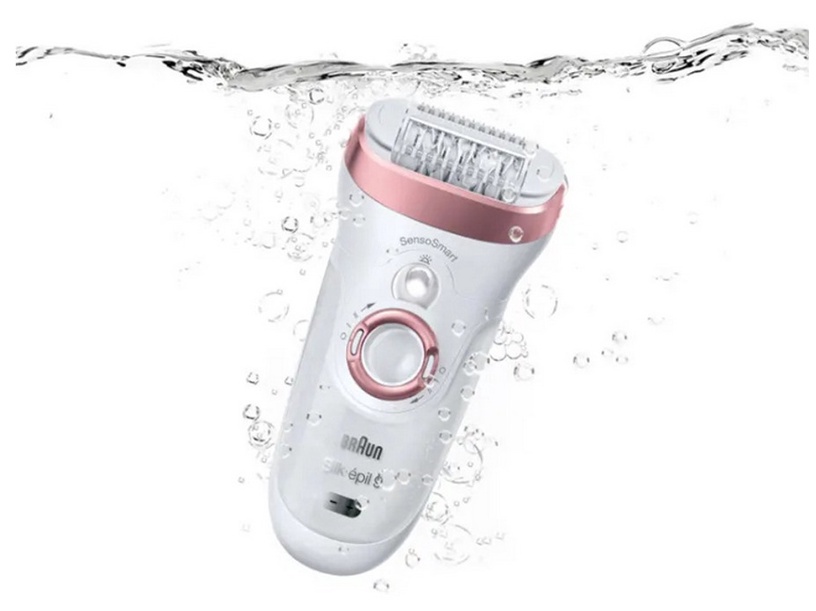 Epilaator Braun SES9/985 BS, valge/roosa