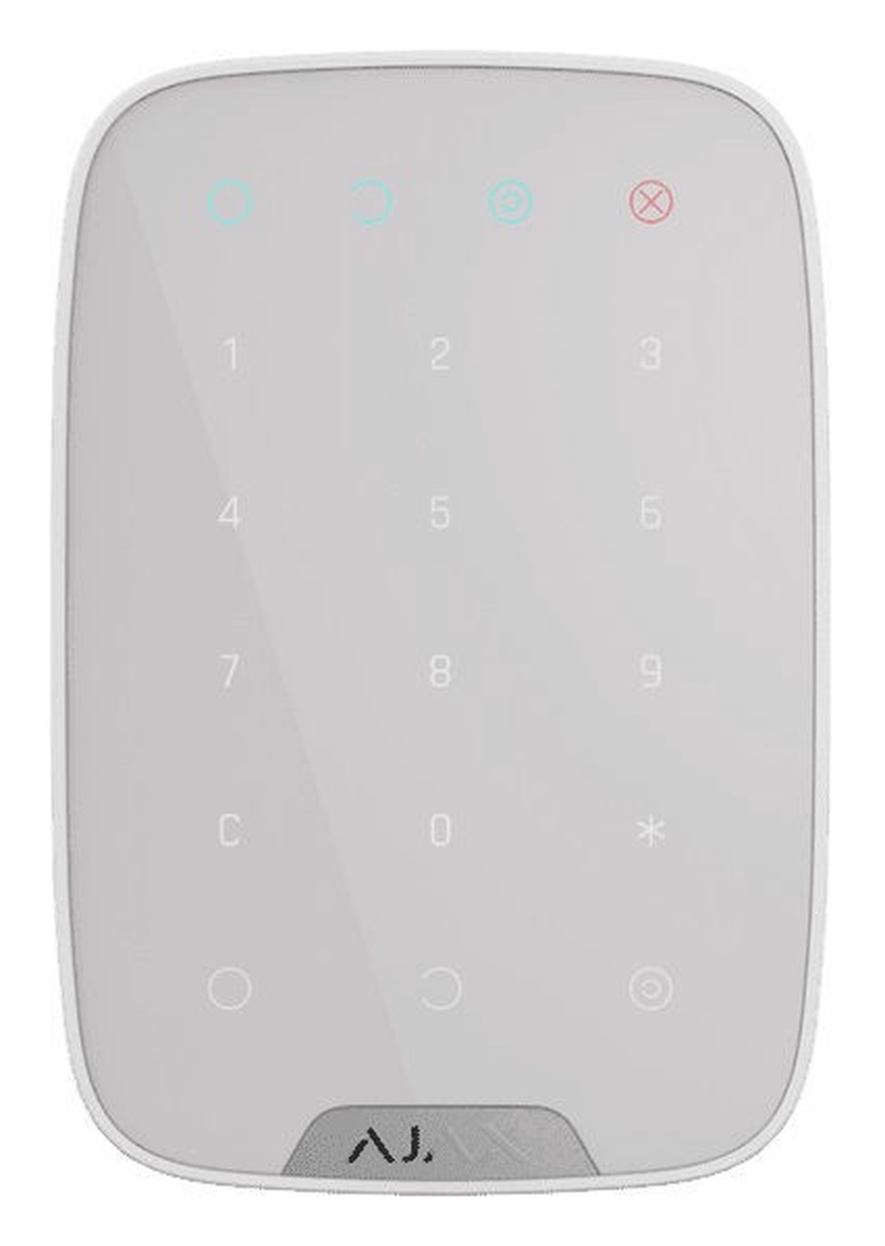 Signalizācijas vadības pults Ajax KeyPad, balta
