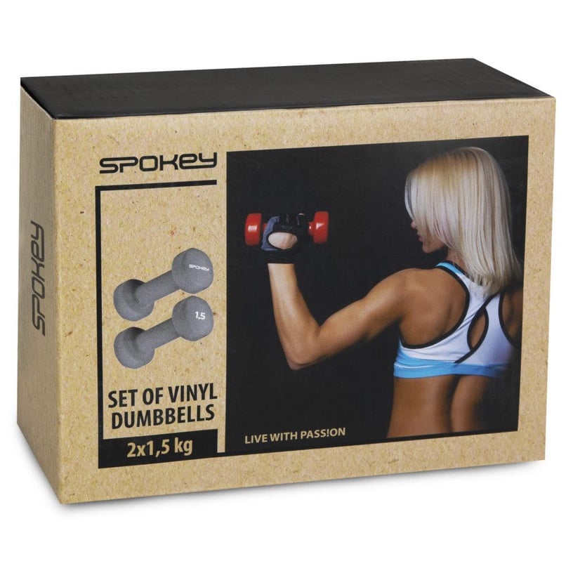 Hantel Spokey Shape IV, 1.5 kg x 2 tk