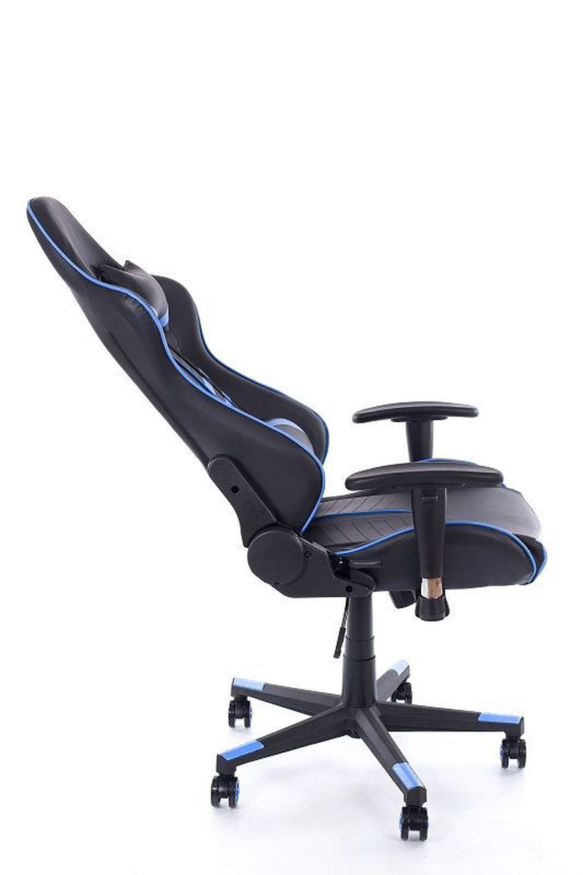 Spēļu krēsls Happygame 9206, zila/melna