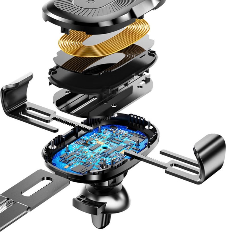Auto telefona turētājs Baseus Gravity With Qi Charger, 4 - 6.5 "