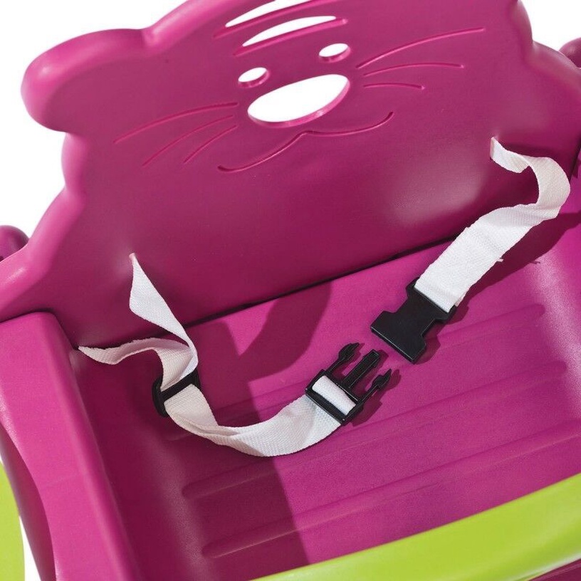 Kiik lastele 4IQ Little Tiger 3in1, 30 cm, roosa
