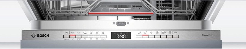 Iebūvējamā trauku mazgājamā mašīna Bosch SMV4HAX48E, balta