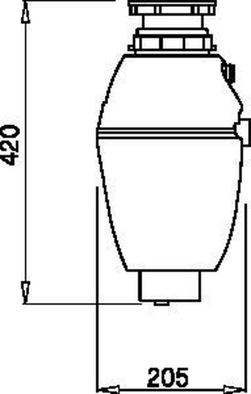 Toidujäätmepurusti Elleci Modello 750 Top