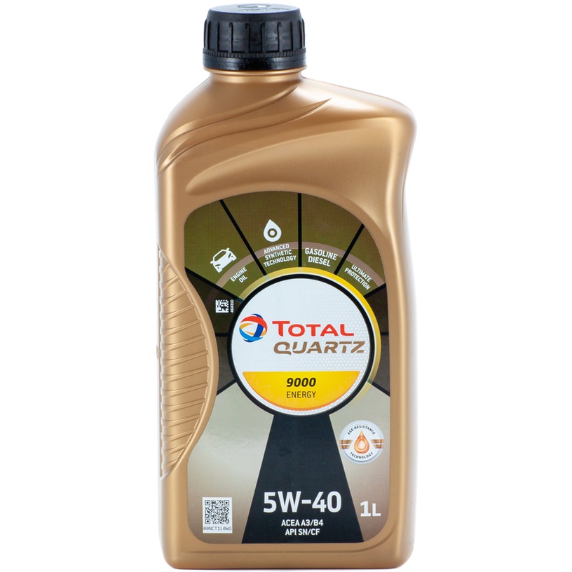 Машинное масло Total Quartz 9000 Energy 5W - 40, синтетический, 1 л
