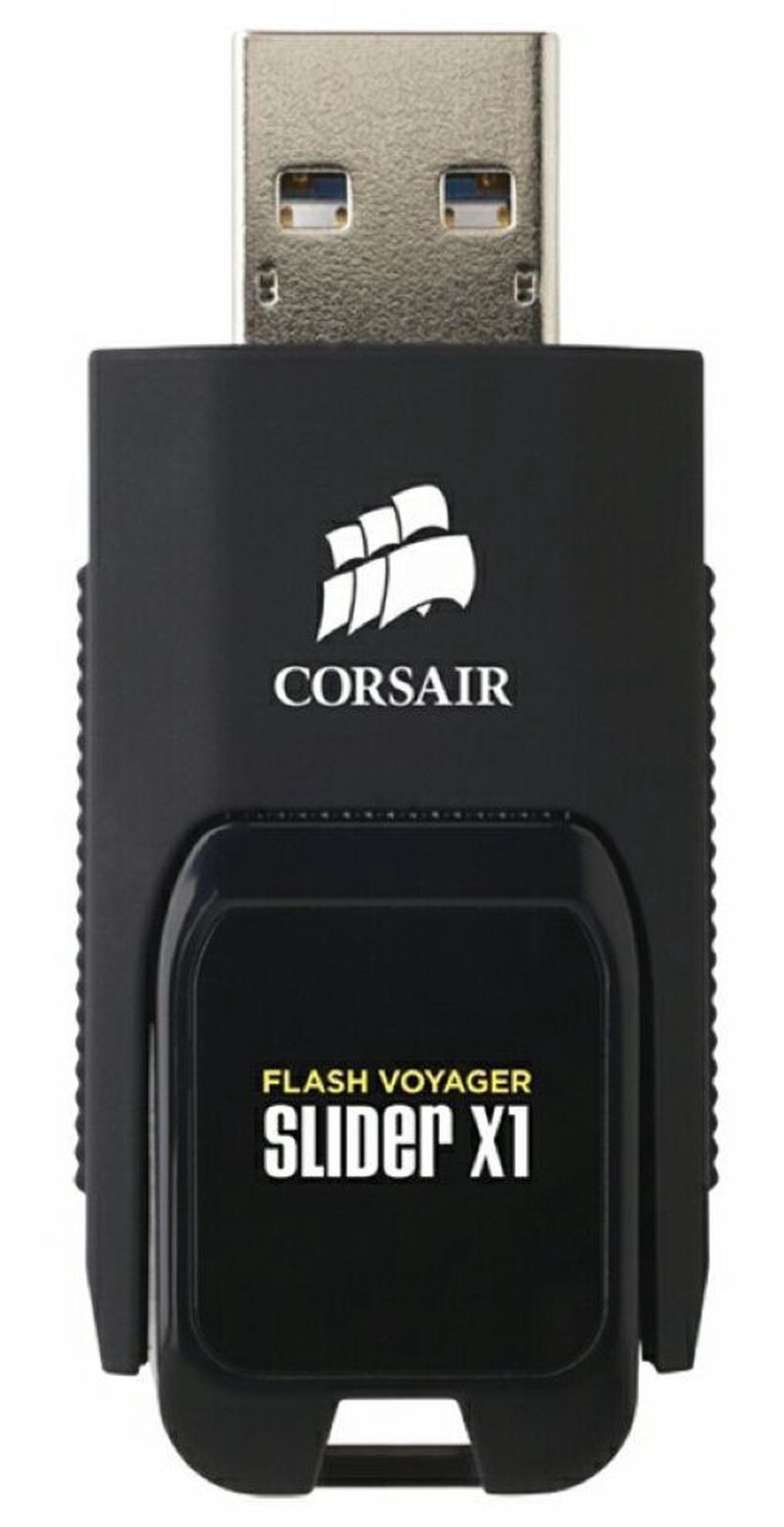 USB-накопитель Corsair Voyager Slider X1, черный, 64 GB
