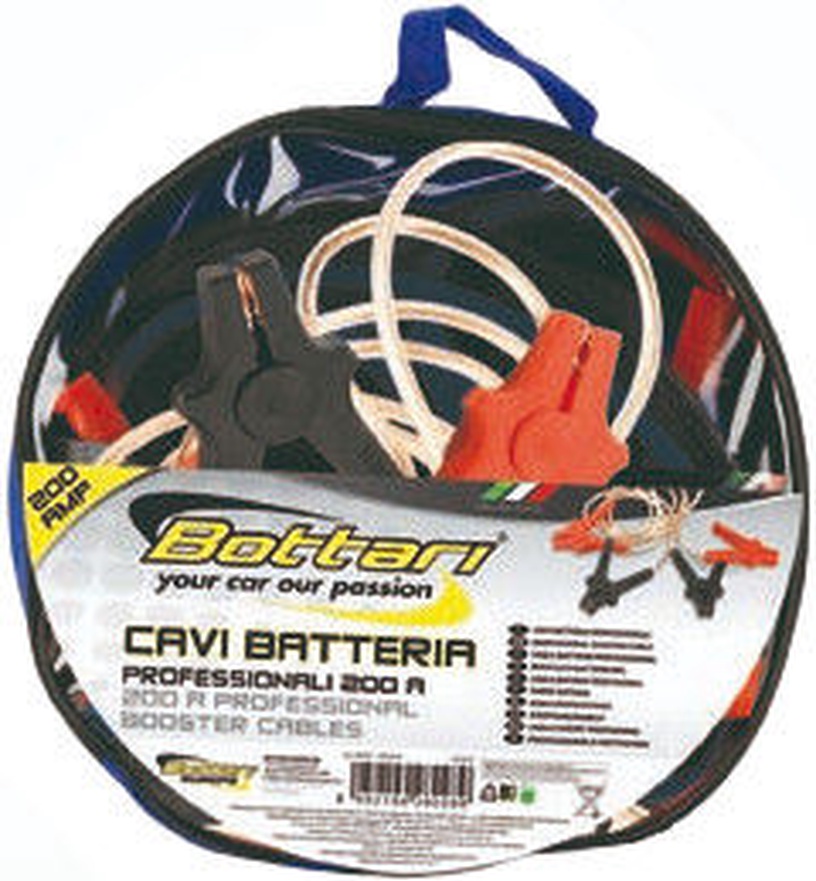 Starter - laadimiskaabel Bottari Zipper 200A, 200 A, 200 cm