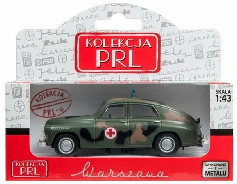 Bērnu rotaļu mašīnīte Daffi PRL B-251, 1:43, melna/zaļa