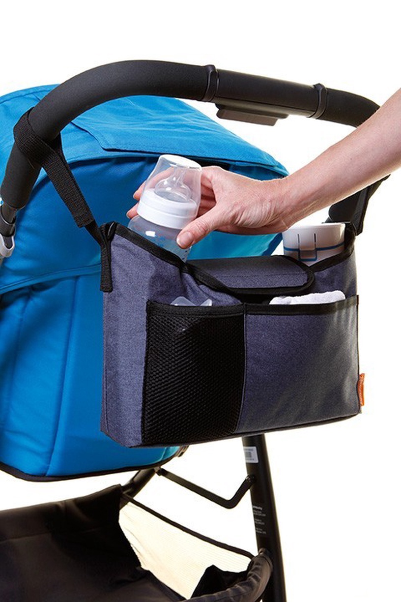 Сумка для коляски Dreambaby On The Go Bag, черный/серый