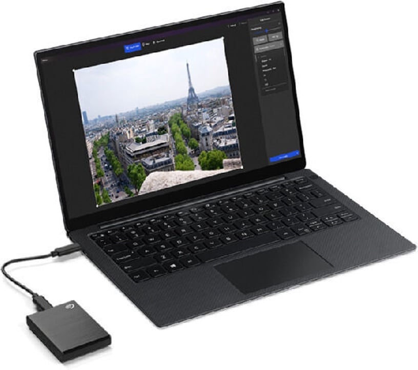 Cietais disks Seagate One Touch, HDD, 1 TB, melna