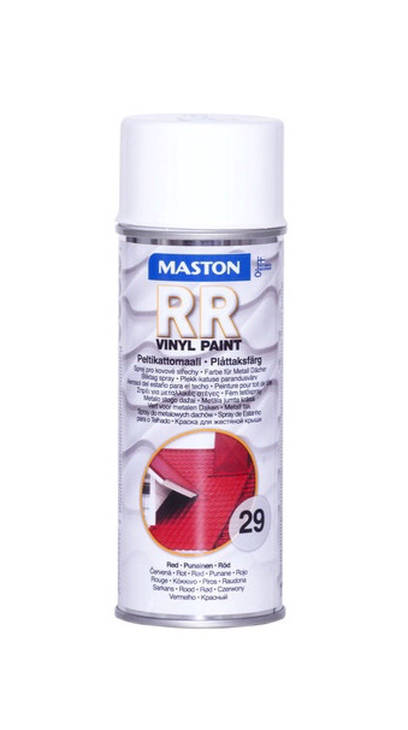 Aerosoolvärv Maston, tavaline, punane, 0.4 l