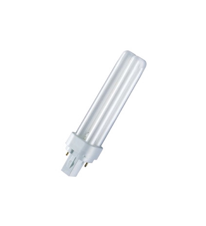 Spuldze Osram Kompakta luminiscējošā spuldze, T12, 4000 °K, G23, 11 W, 900 lm