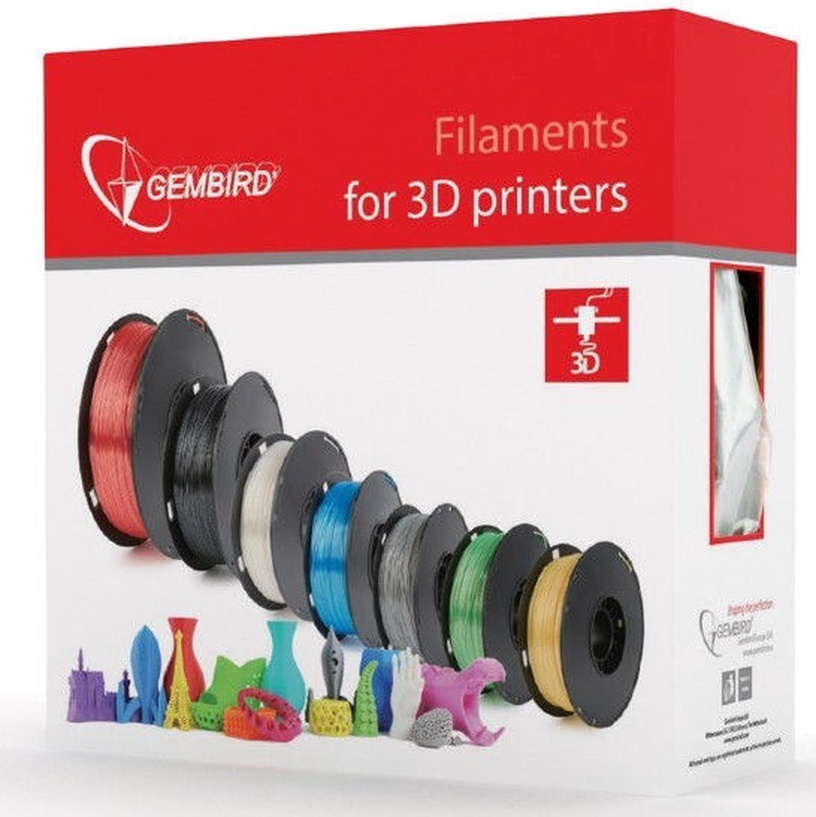 Филамент Gembird 3DP-PLA Plus, 330 м, белый