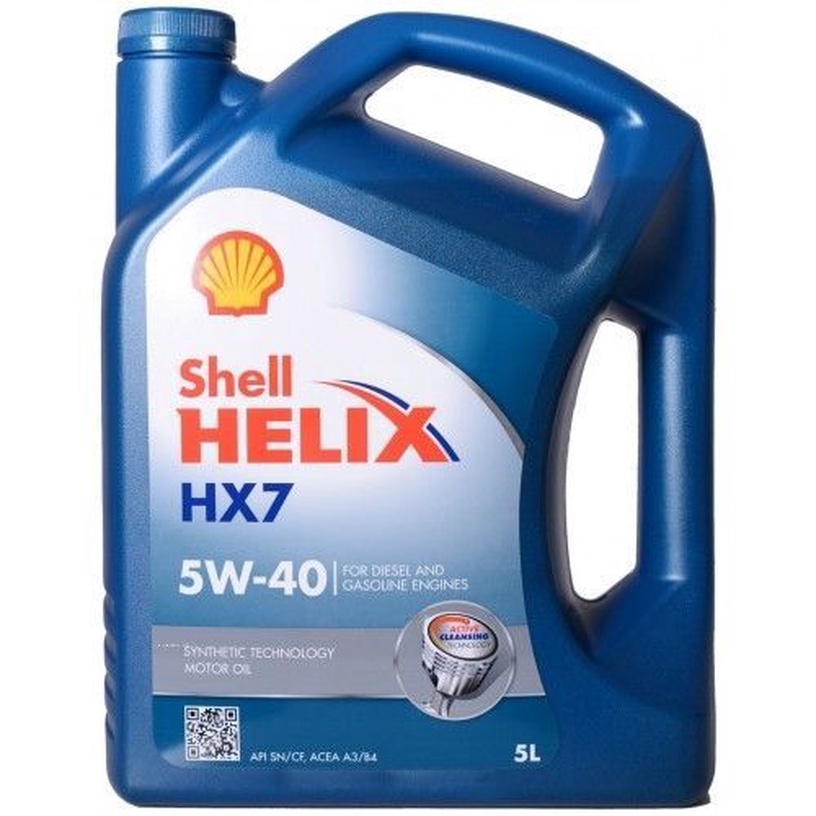 Mootoriõli Shell 5W - 40, sünteetiline, 5 l