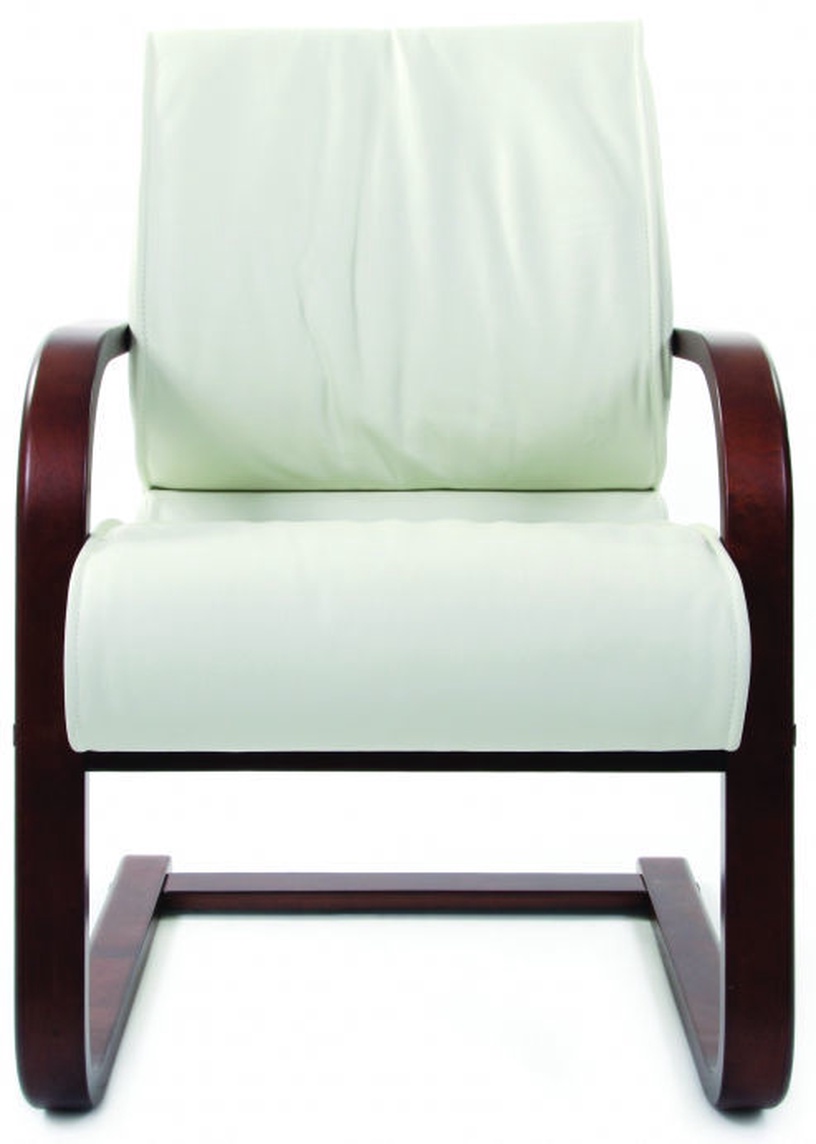 Стул для посетителей Chairman 445 WD, белый, 60 см x 64 см x 98 см