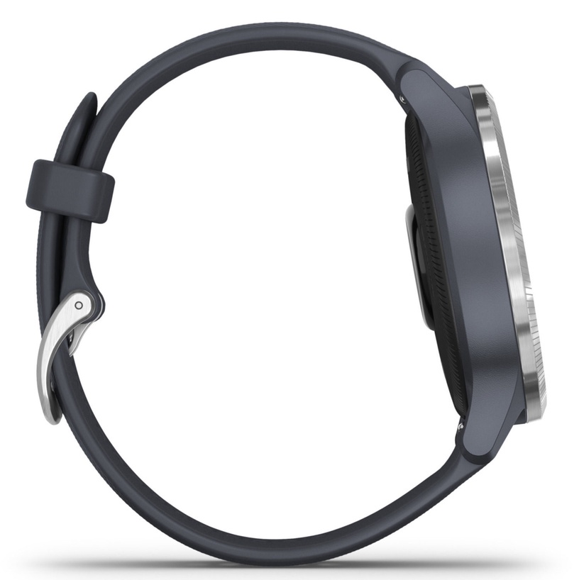 Viedais pulkstenis Garmin Venu Black Slate Grey, zila