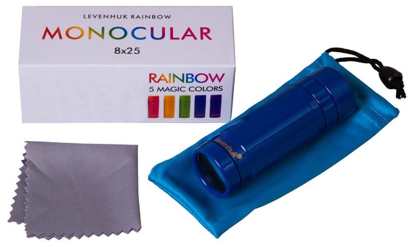 Monoklis Levenhuk Rainbow 8x25 Blue Wave