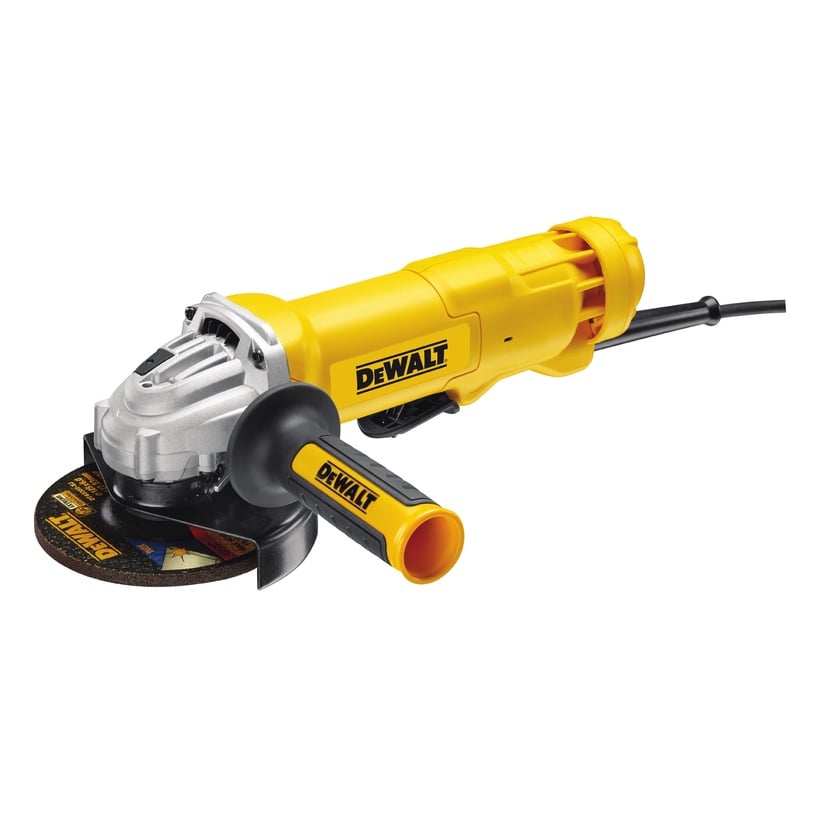 Электрическая углошлифовальная машина Dewalt DWE4233-QS, со щетками, 1400 Вт