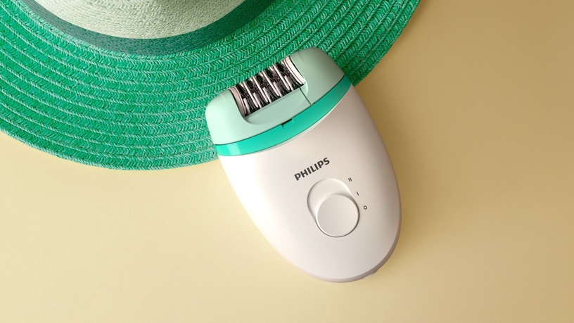Epilaator Philips Satinelle Essential, valge/roheline