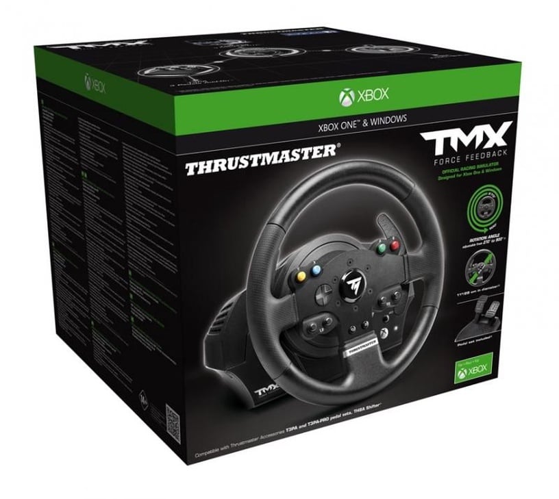 Игровой руль Thrustmaster TMX FFB, черный