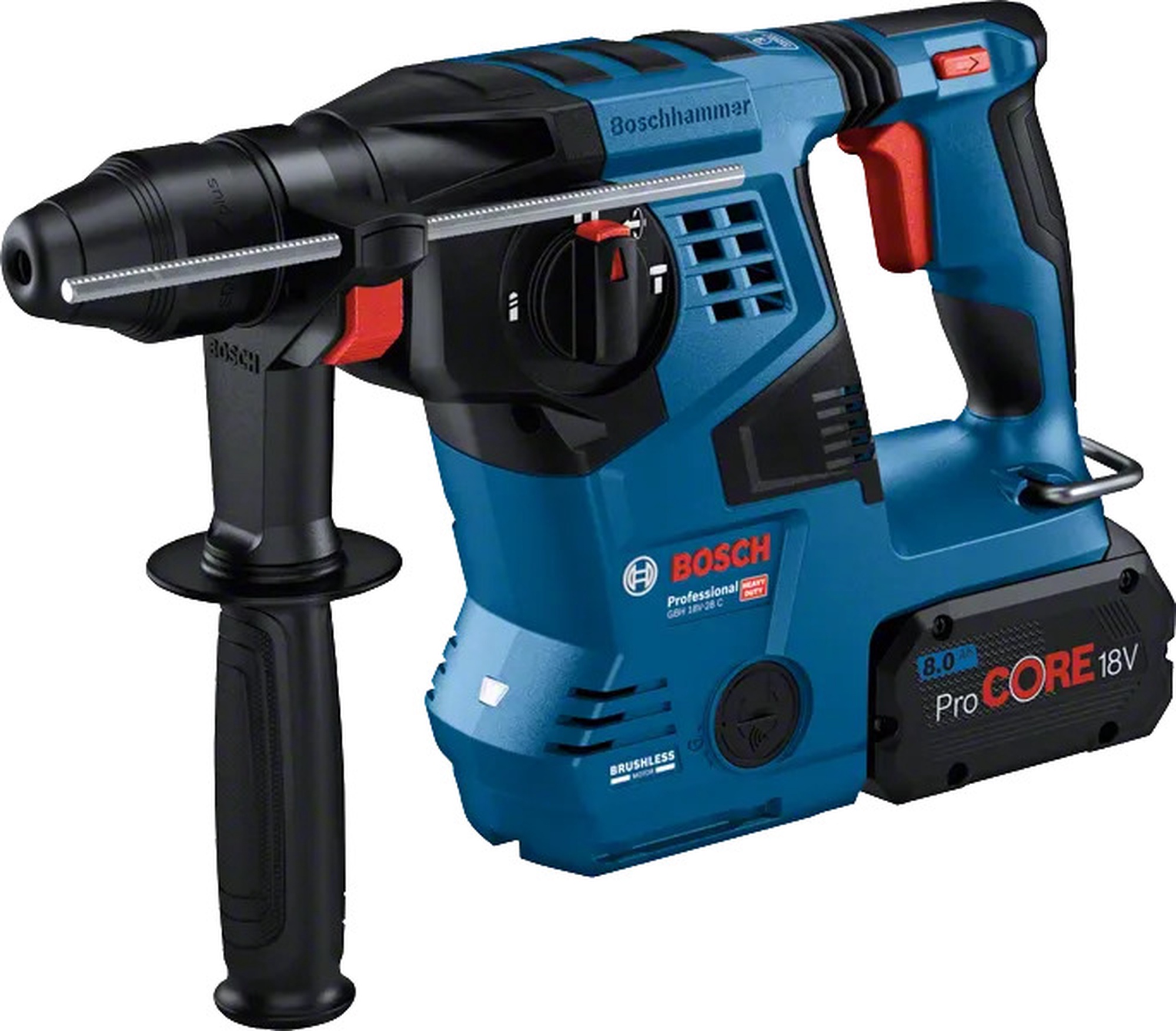 Akumuliatorinis perforatorius Bosch GBH 18V-28 C Solo, 18 V - 1a.lt