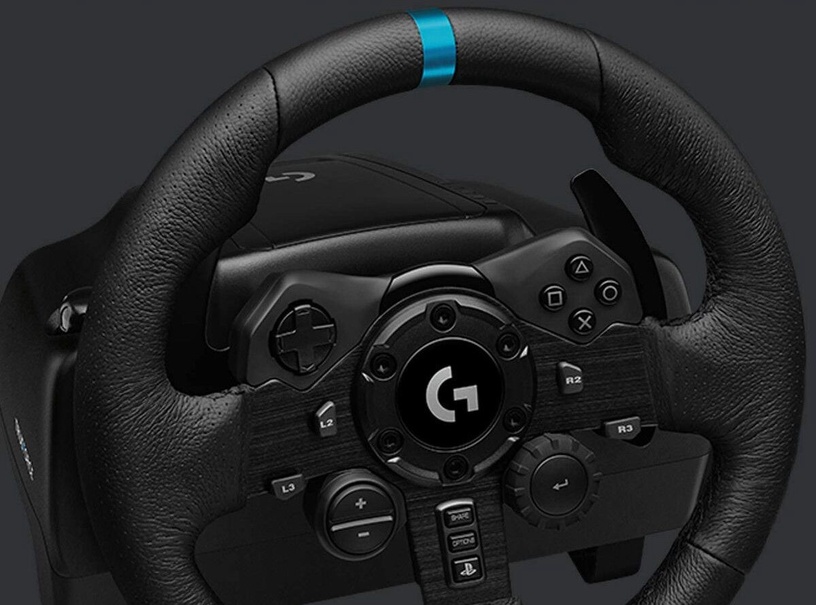 Игровой руль Logitech G923 PS4 / PC, черный