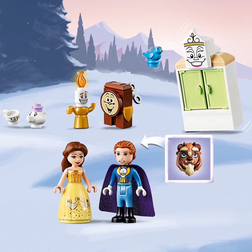 Конструктор LEGO Disney Princess Зимний праздник в замке Белль 43180, 238 шт.