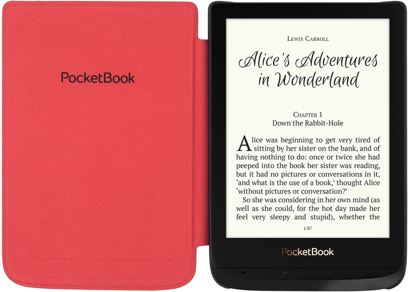Tahvelarvuti ümbris Pocketbook, punane, 6"