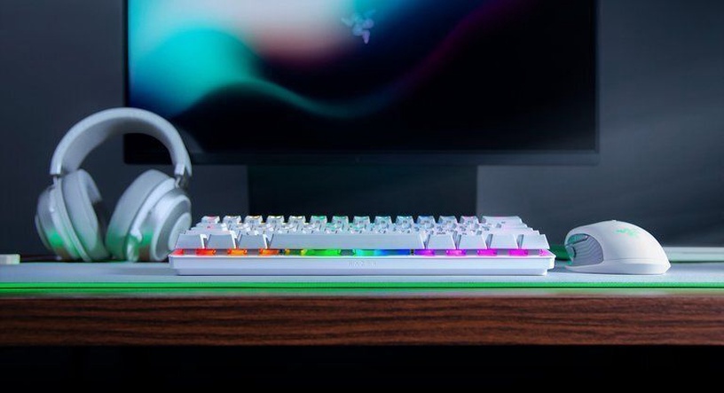 Клавиатура Razer Huntsman Mini Huntsman Mini Red, EN, белый