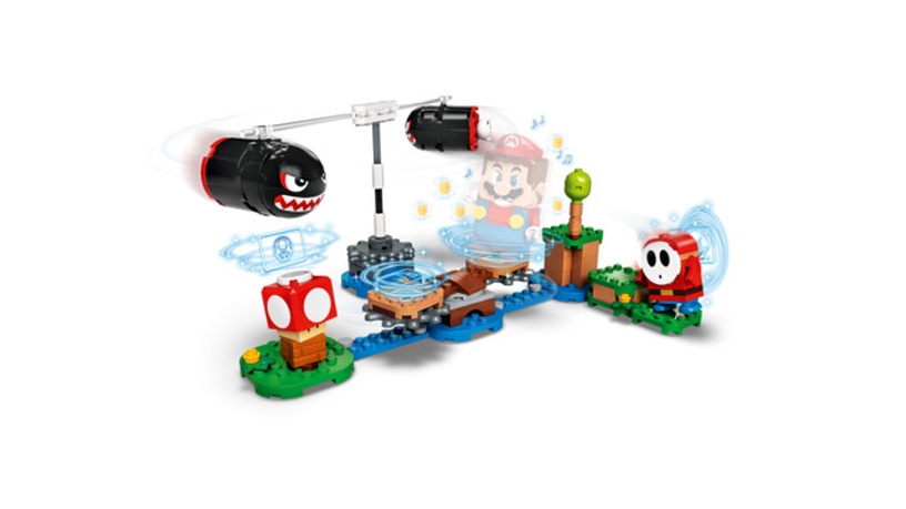 Konstruktors LEGO® Super Mario Būmera Bila aizsprosta paplašinājuma maršruts 71366, 132 gab.