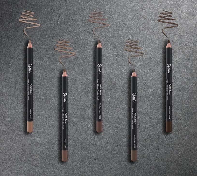 Карандаш для бровей Sleek MakeUP, dark brown 1254