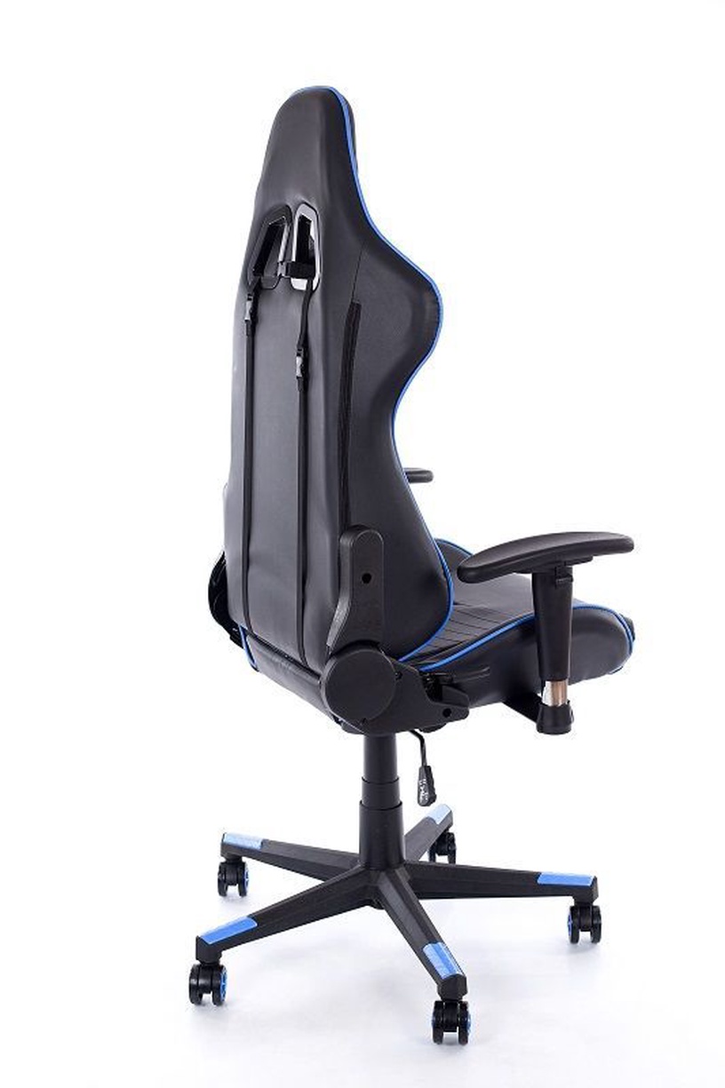 Spēļu krēsls Happygame 9206, zila/melna