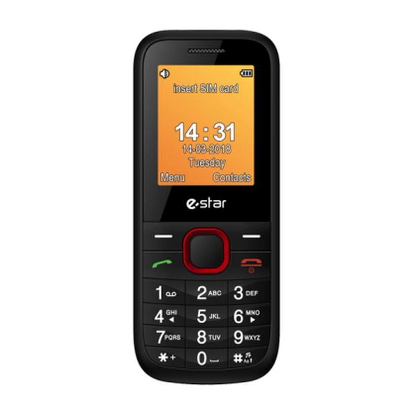Кнопочный телефон Estar X18, 32 MB, красный