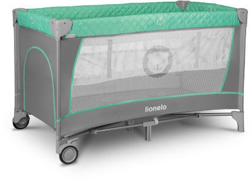 Детская кроватка Lionelo, бирюзовый