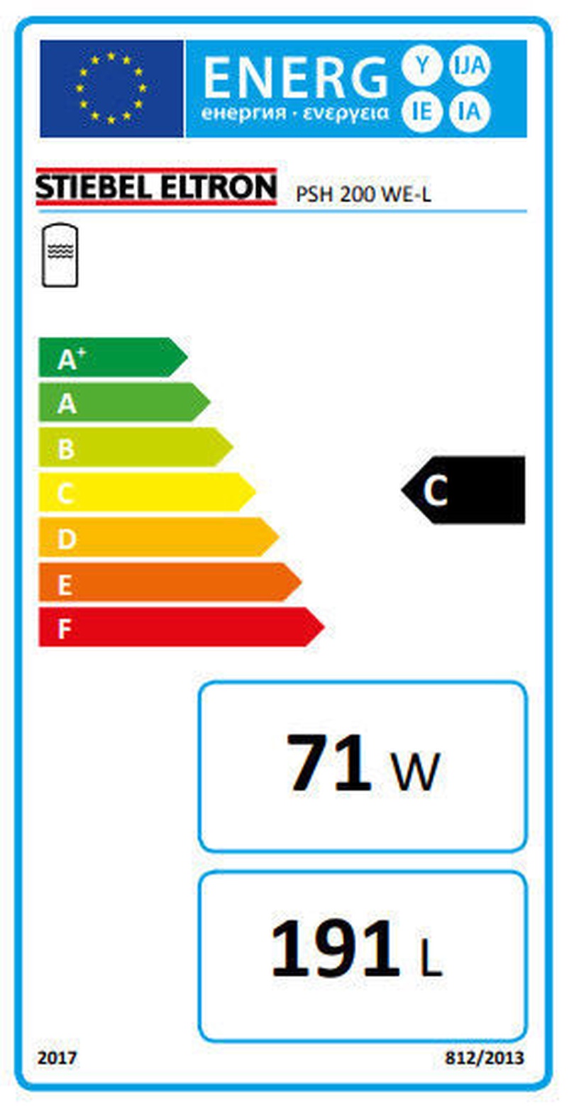 Veesoojendi Stiebel Eltron PSH 200 WE-L, 191 l