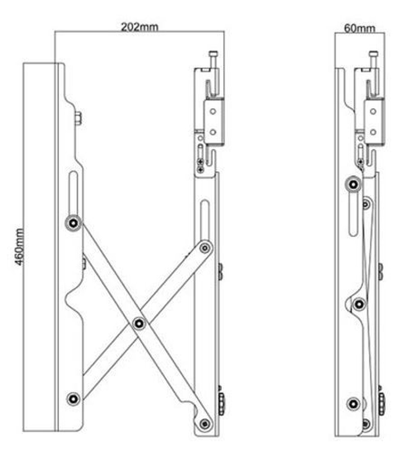 Кронштейн для телевизора Multibrackets, 37-70″, 40 кг