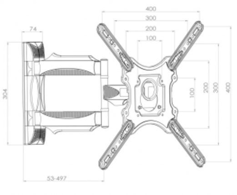 Кронштейн для телевизора ART AR-78, 23-52″, 32 кг