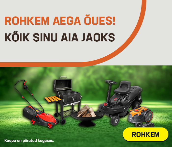 Rohkem aega õues! Kõik sinu aia jaoks