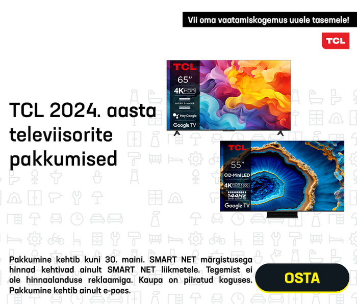 TCL 2024. aasta televiisorite pakkumised