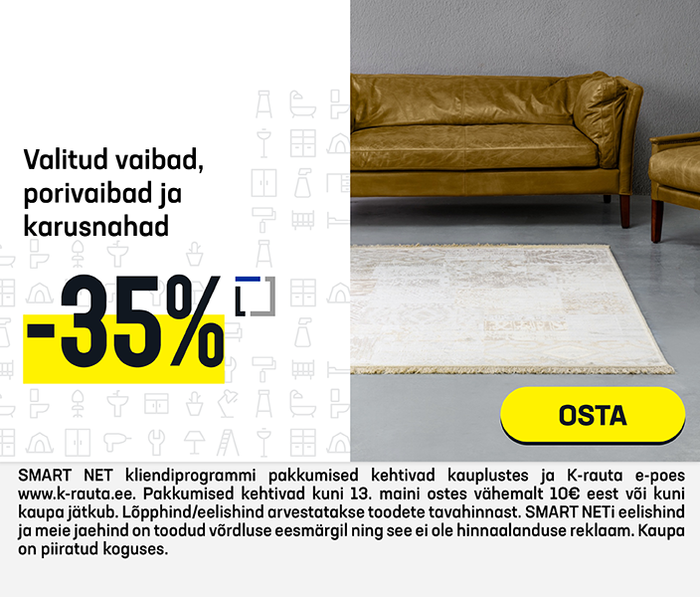 Valitud vaibad, porivaibad ja karusnahad -35%