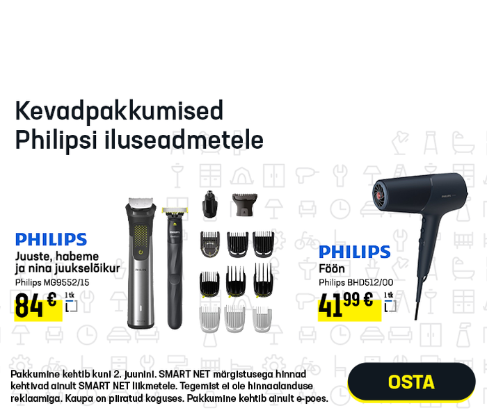 Kevadpakkumised Philipsi iluseadmetele
