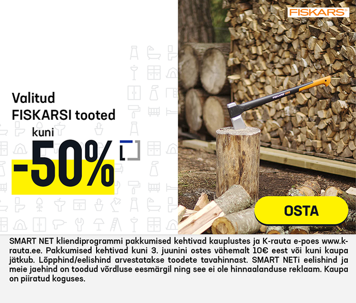 Valitud Fiskarsi tooted kuni -50%