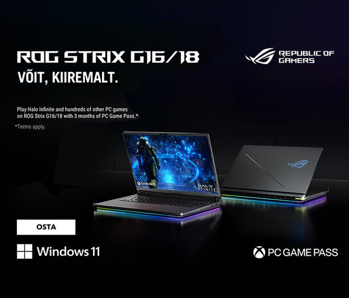 ROG STRIX G16/18. VÕIT, KIIREMALT.
