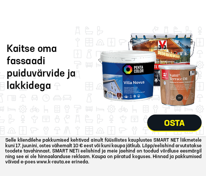 Kaitse oma fassaadi puiduvärvide ja lakkidega